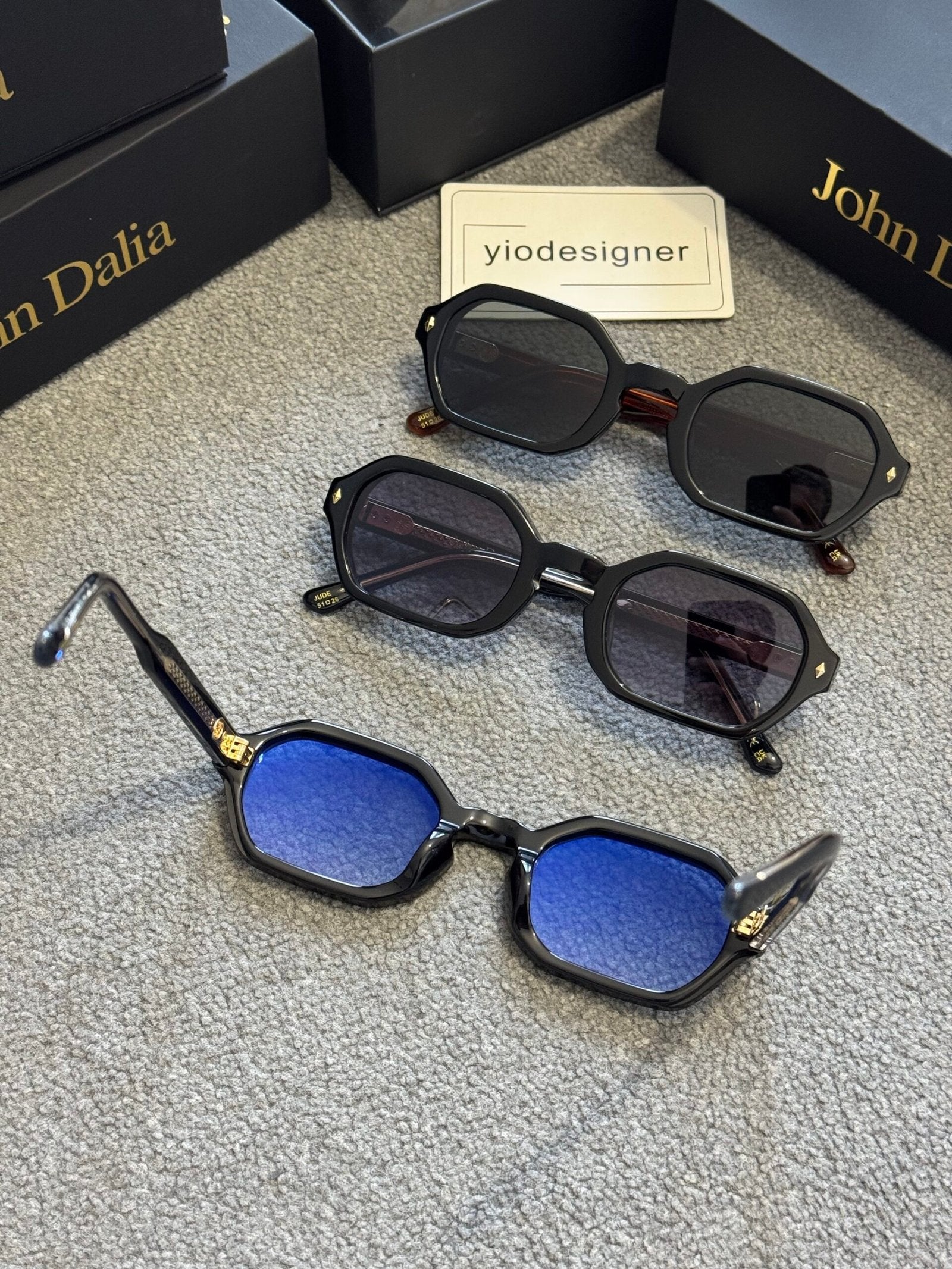 John Dalia | Johne Dalia Sunglasses | Front View | yiodesigner.co.uk