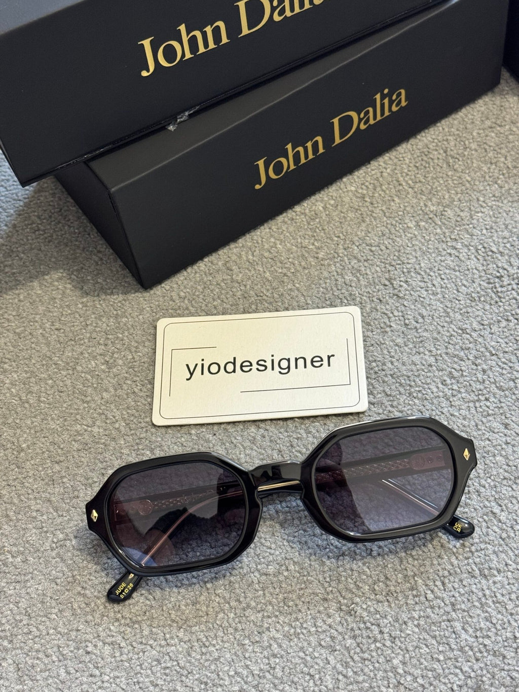 John Dalia | Johne Dalia Sunglasses | Back View | yiodesigner.co.uk