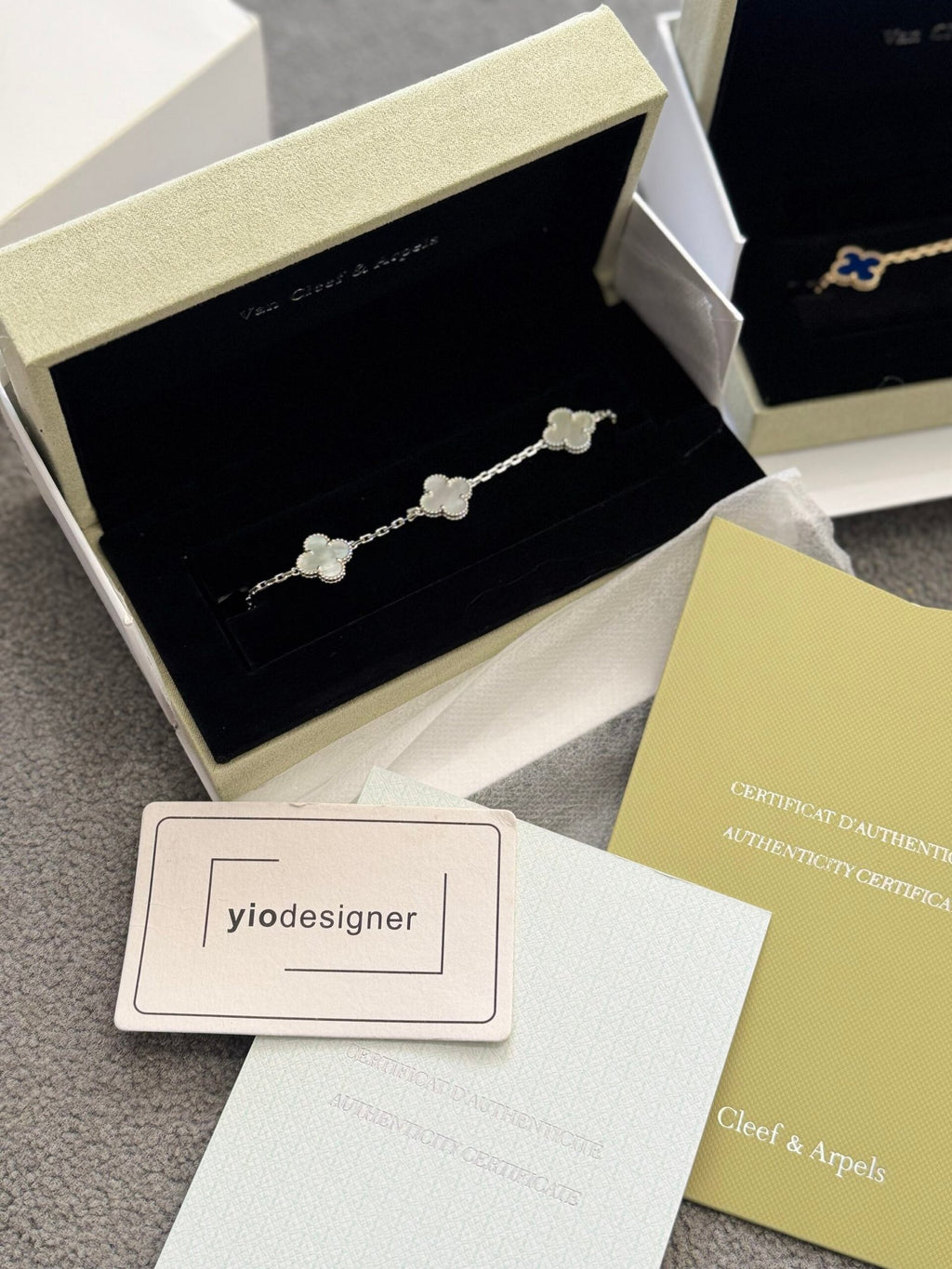 Valentino | Van Cleef bracelet | Side View | yiodesigner.co.uk