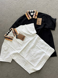 Burberry | Burberry polo white | Size L | Back View | yiodesigner.co.uk