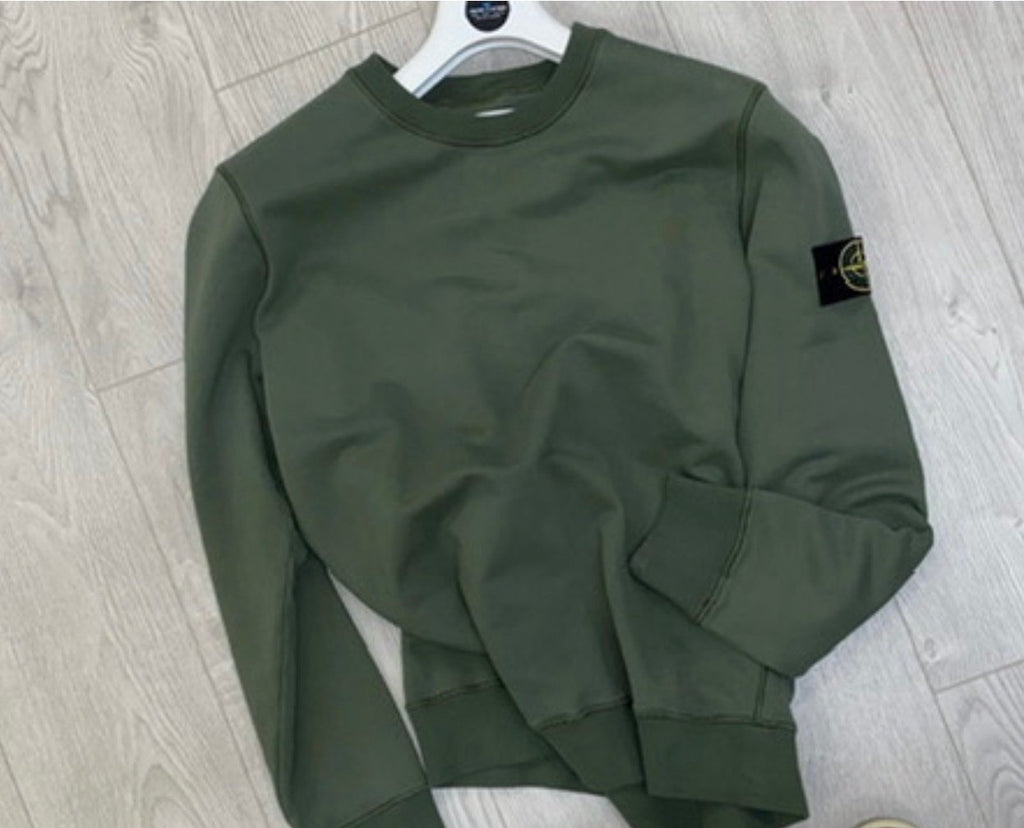 Stone Island | Stone island jumper kakhi | Size L | yiodesigner.co.uk