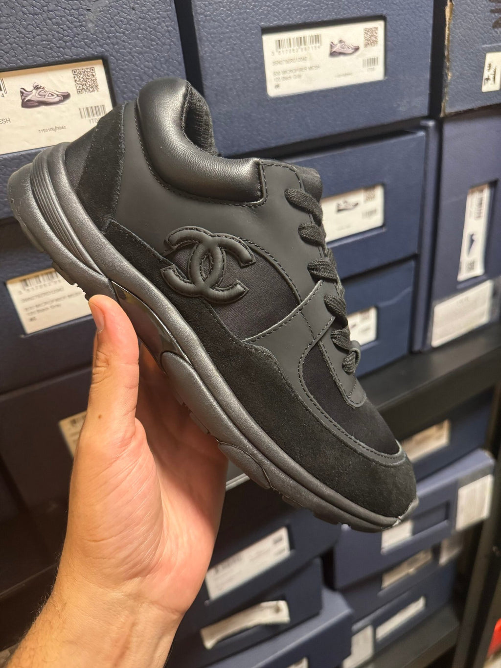 Chanel | Chanel sneaker | Size 6 | Side View | yiodesigner.co.uk