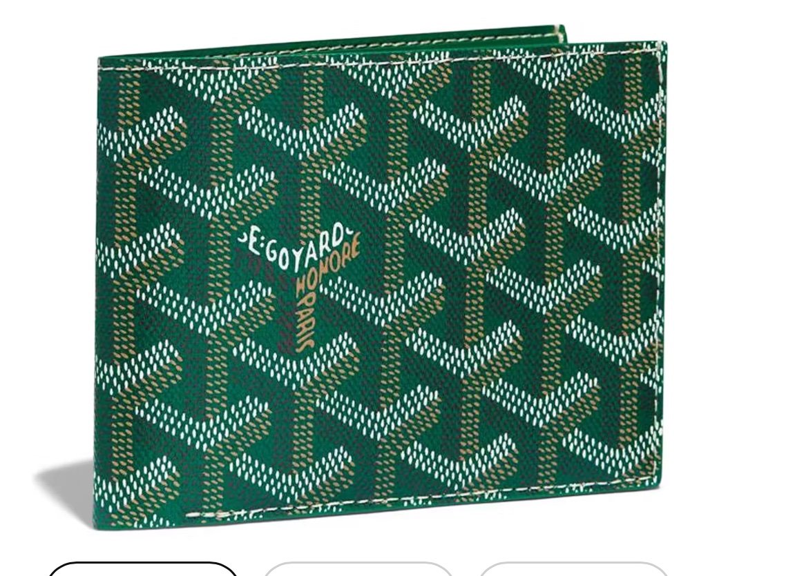 Goyard | Goyard wallet | Front View | yiodesigner.co.uk