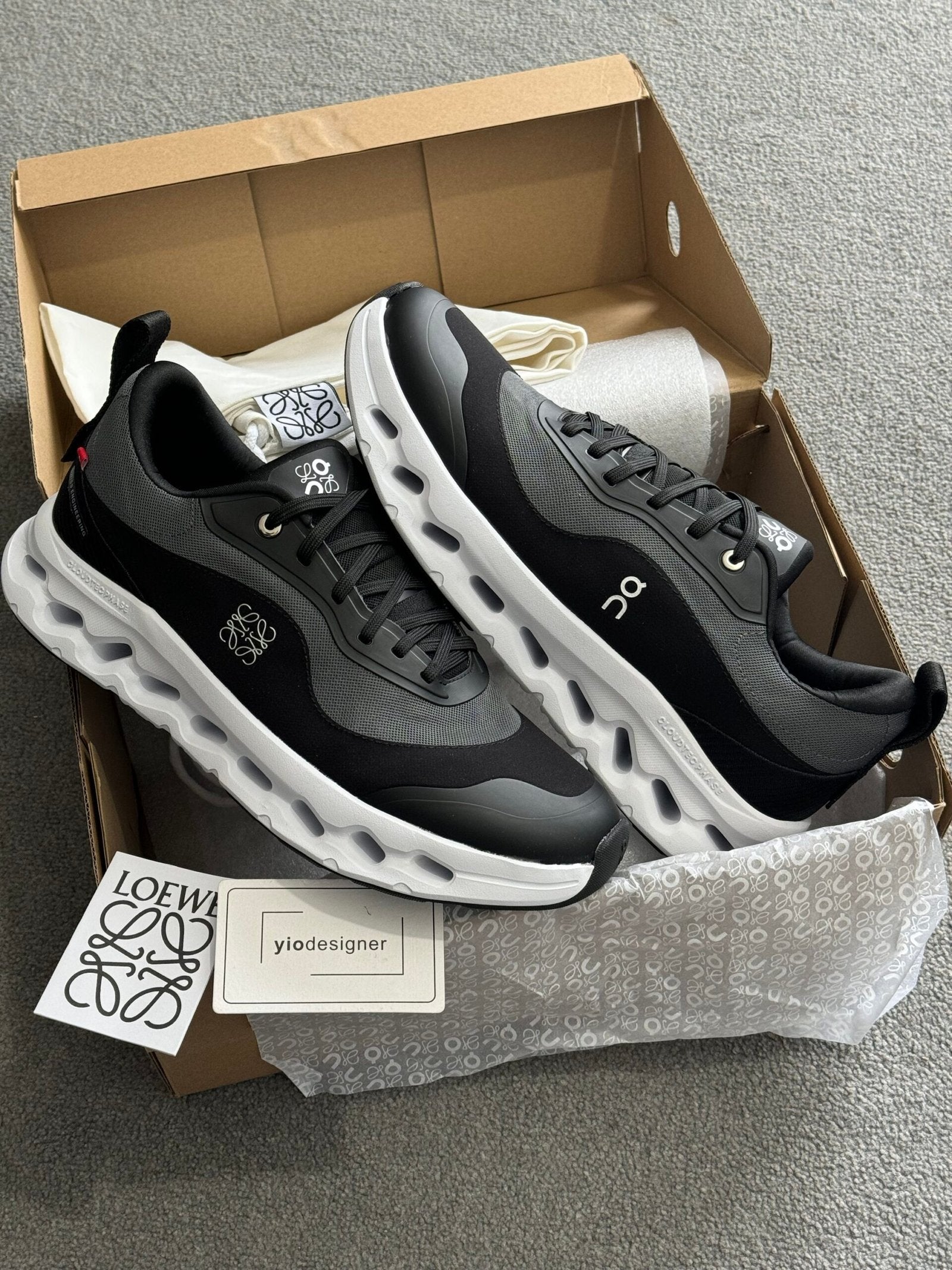 Loewe | Loewe x QC sneaker | Detail Shot | yiodesigner.co.uk