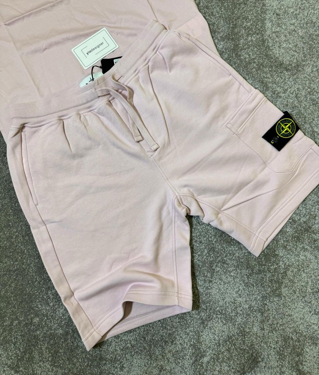 Stone Island | Stone island short light pink | Full Body | yiodesigner.co.uk