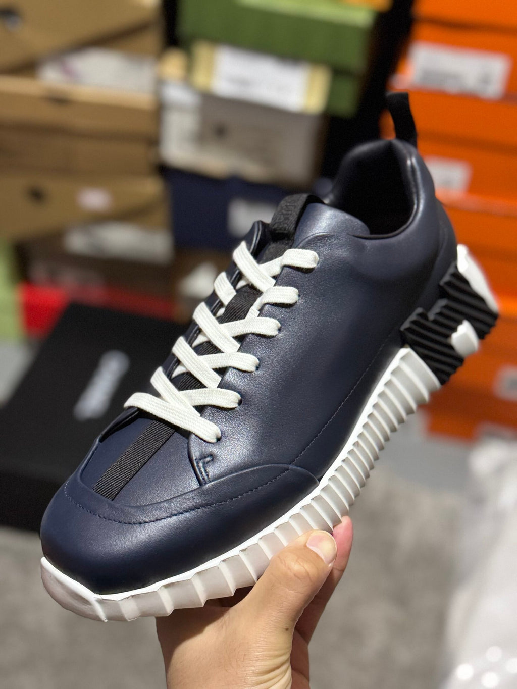 Hermes | Hermes sneaker | Size 9 | Front View | yiodesigner.co.uk