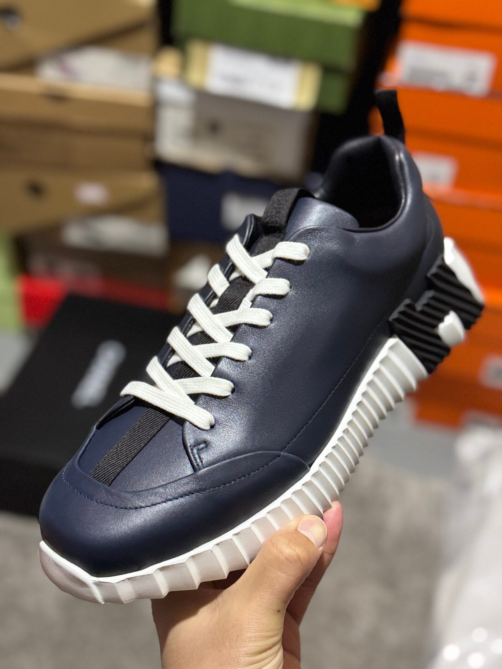 Hermes | Hermes sneaker | Size 9 | Front View | yiodesigner.co.uk