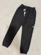 Stone Island | Stone island tracksuit jogger black | Label View | yiodesigner.co.uk