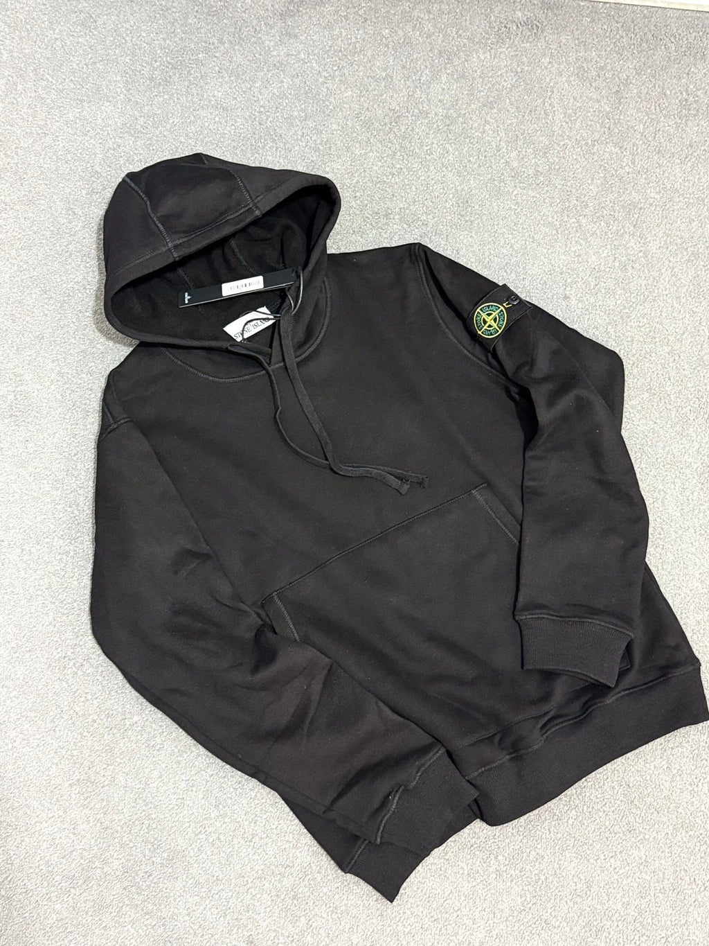 Stone Island | Stone island hoody black | Size XXL | yiodesigner.co.uk