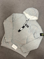 Stone Island | Stone island hoody grey | Close-Up | yiodesigner.co.uk