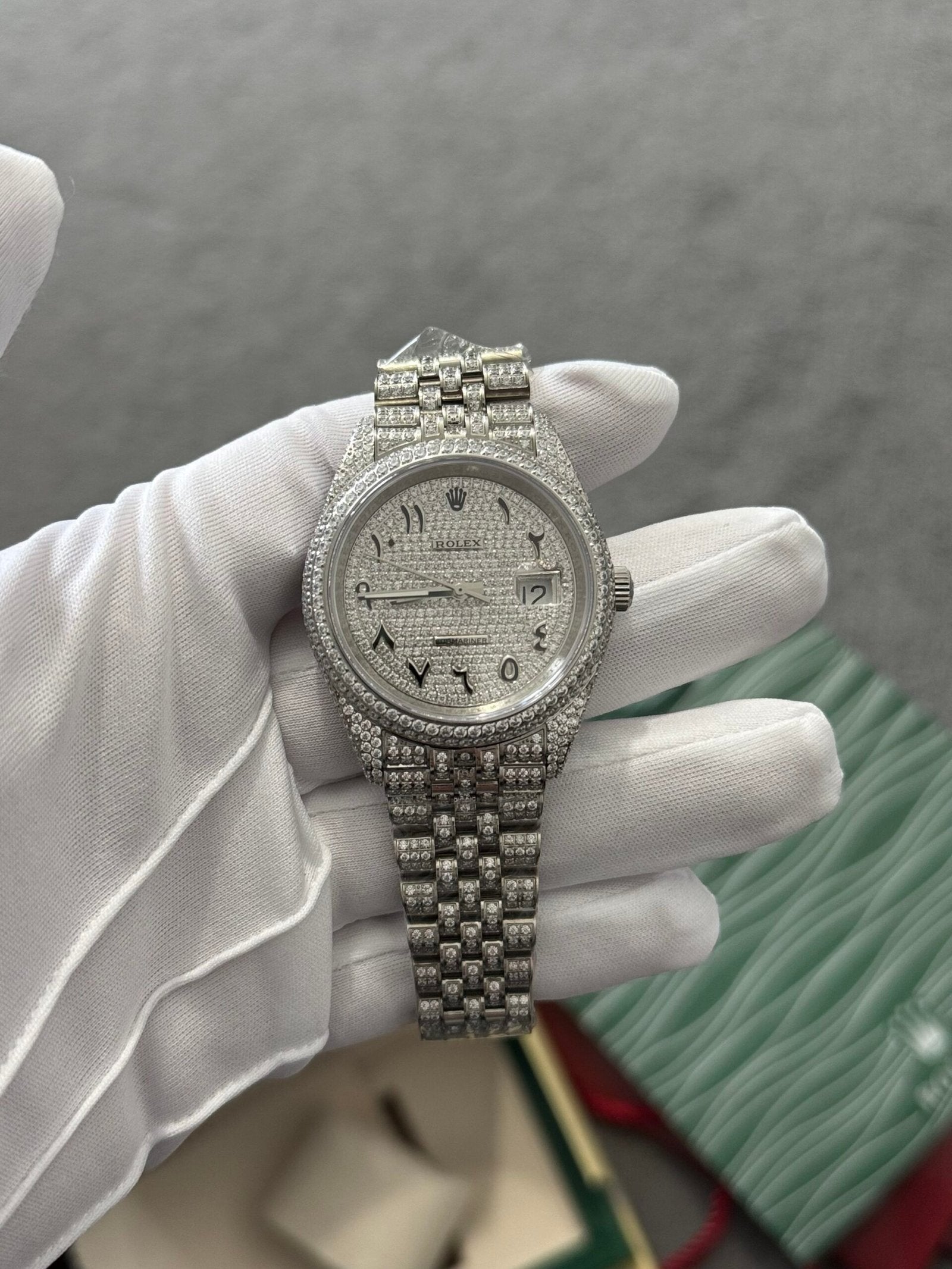Rolex | Rolex watch top(zircon stones) | Front View | yiodesigner.co.uk