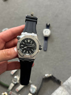 AP | AP watch Black | Front View | yiodesigner.co.uk