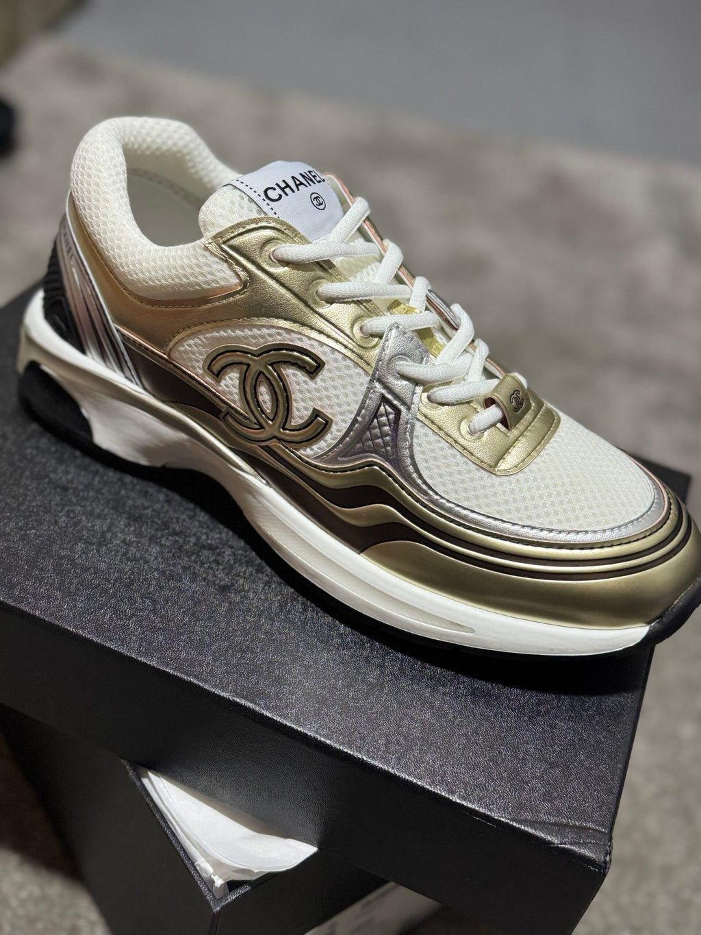 Chanel | Chanel sneaker | Size 9.5 | Side View | yiodesigner.co.uk