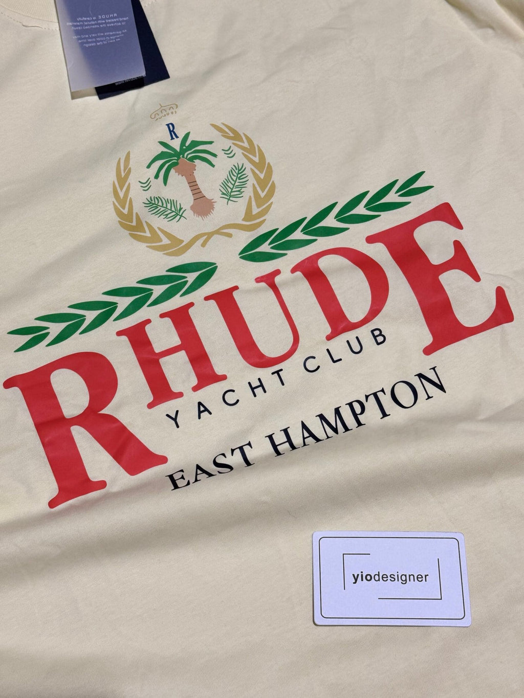 Rhude | Rhude t-shirt | Detail Shot | yiodesigner.co.uk