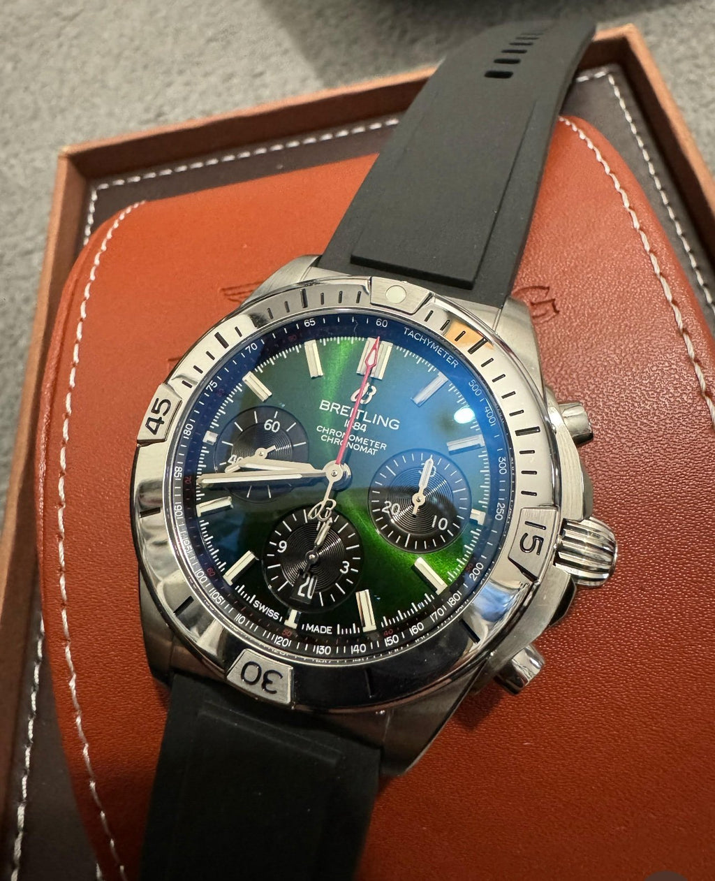 AP | BREITLING
CHRONOMAT 42 B01 CHRONOGRAPH | Back View | yiodesigner.co.uk