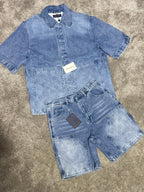 Louis Vuitton | Lv set (shirt and short) | Size XL | Detail Shot | yiodesigner.co.uk