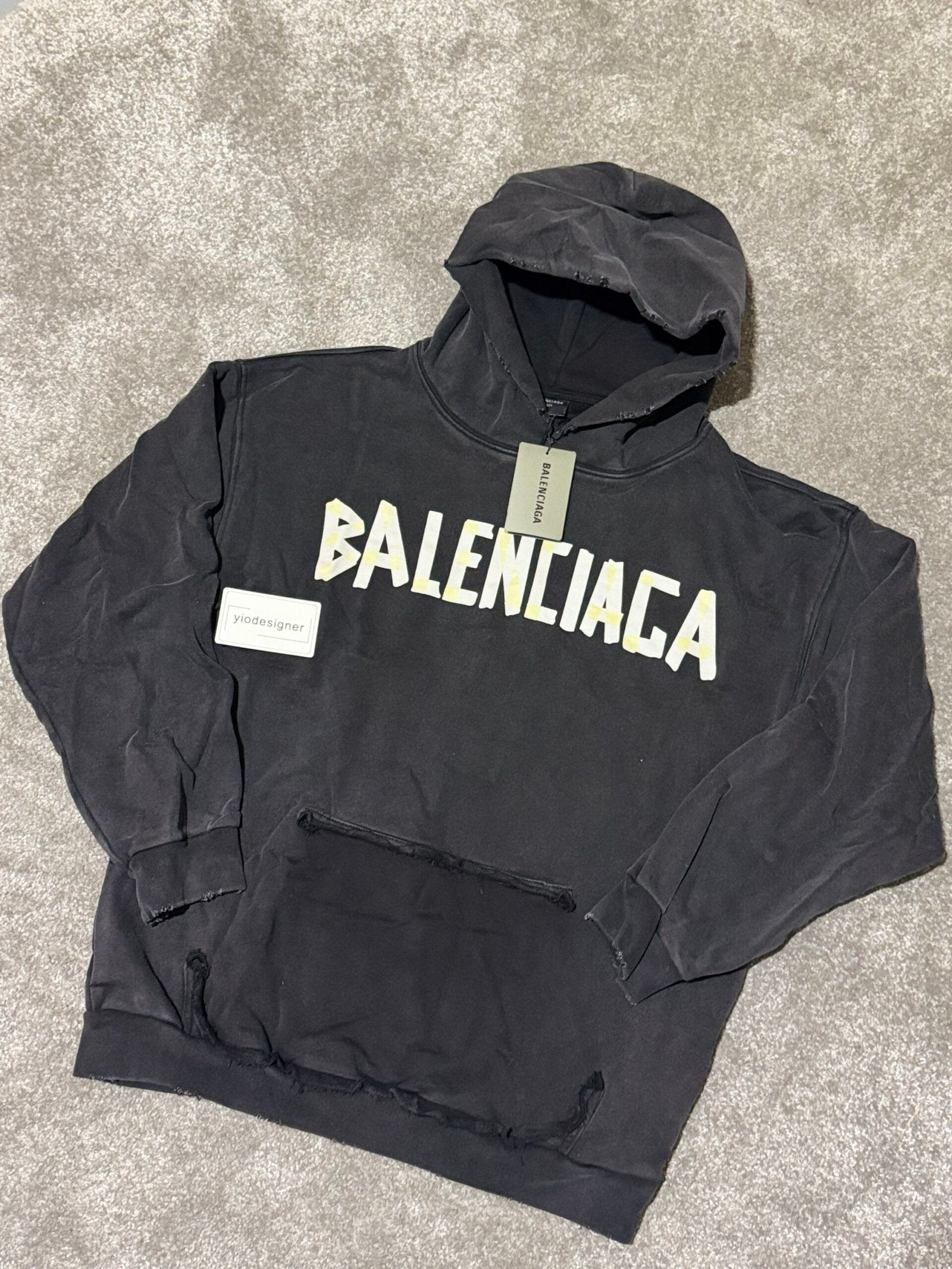 Balenciaga | Balenciaga hoody (oversize) | Size M | Side View | yiodesigner.co.uk