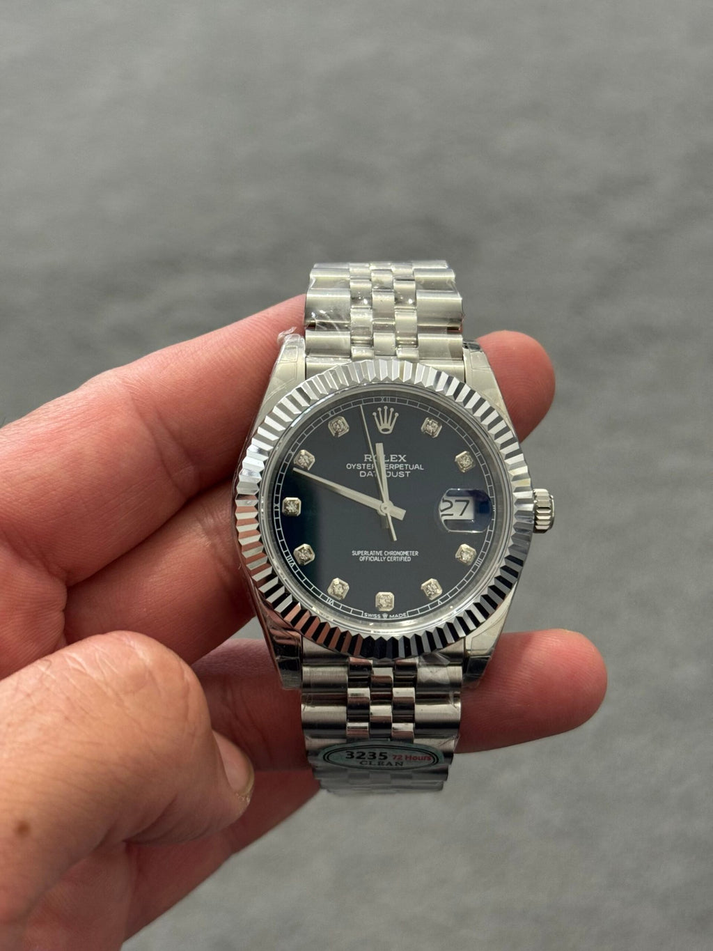 Rolex | Rolex date just (copy clean) | Side View | yiodesigner.co.uk