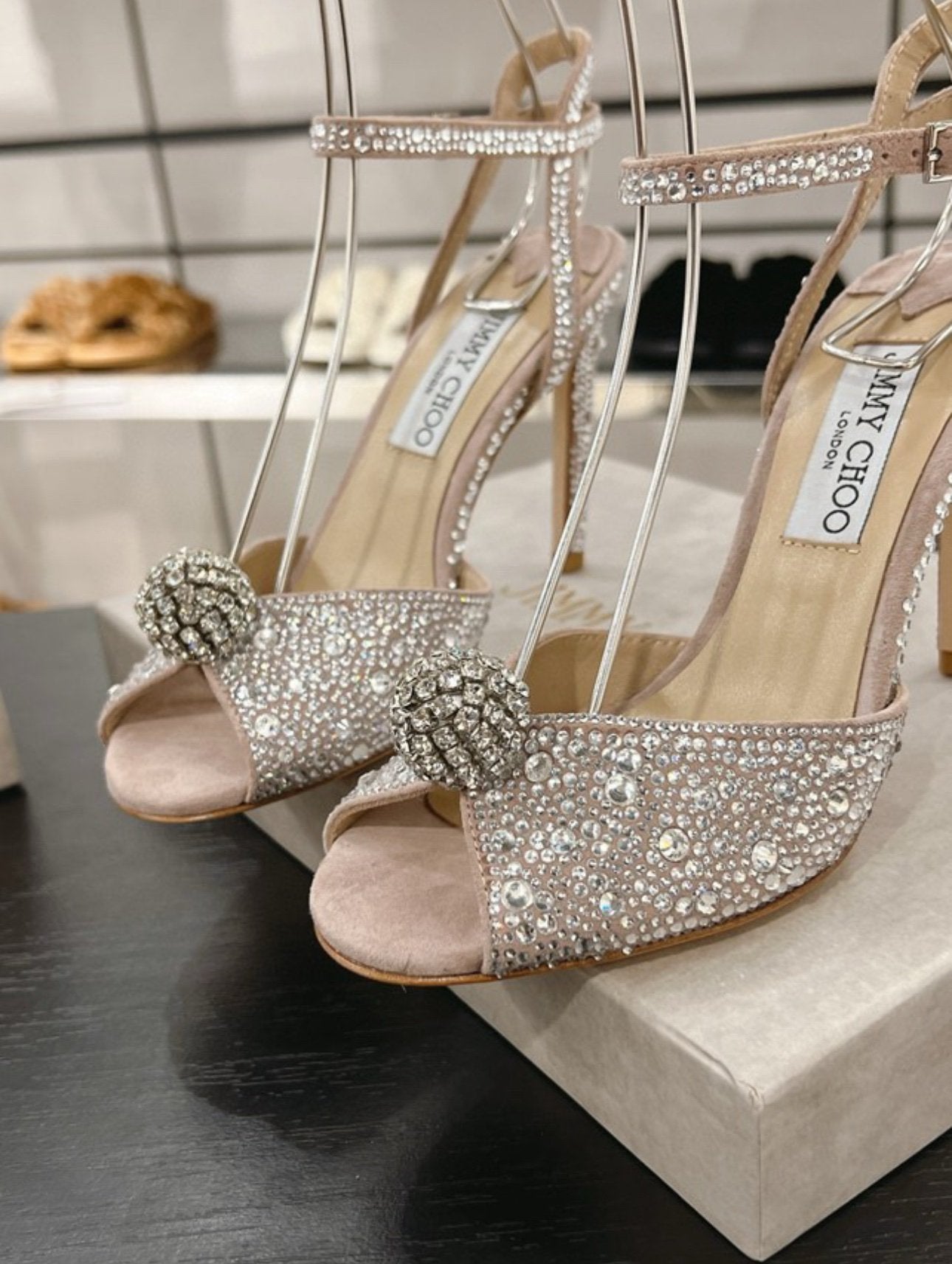 Jimmy Choo | Jimmy Choo heels | Size 6 | Back View | yiodesigner.co.uk