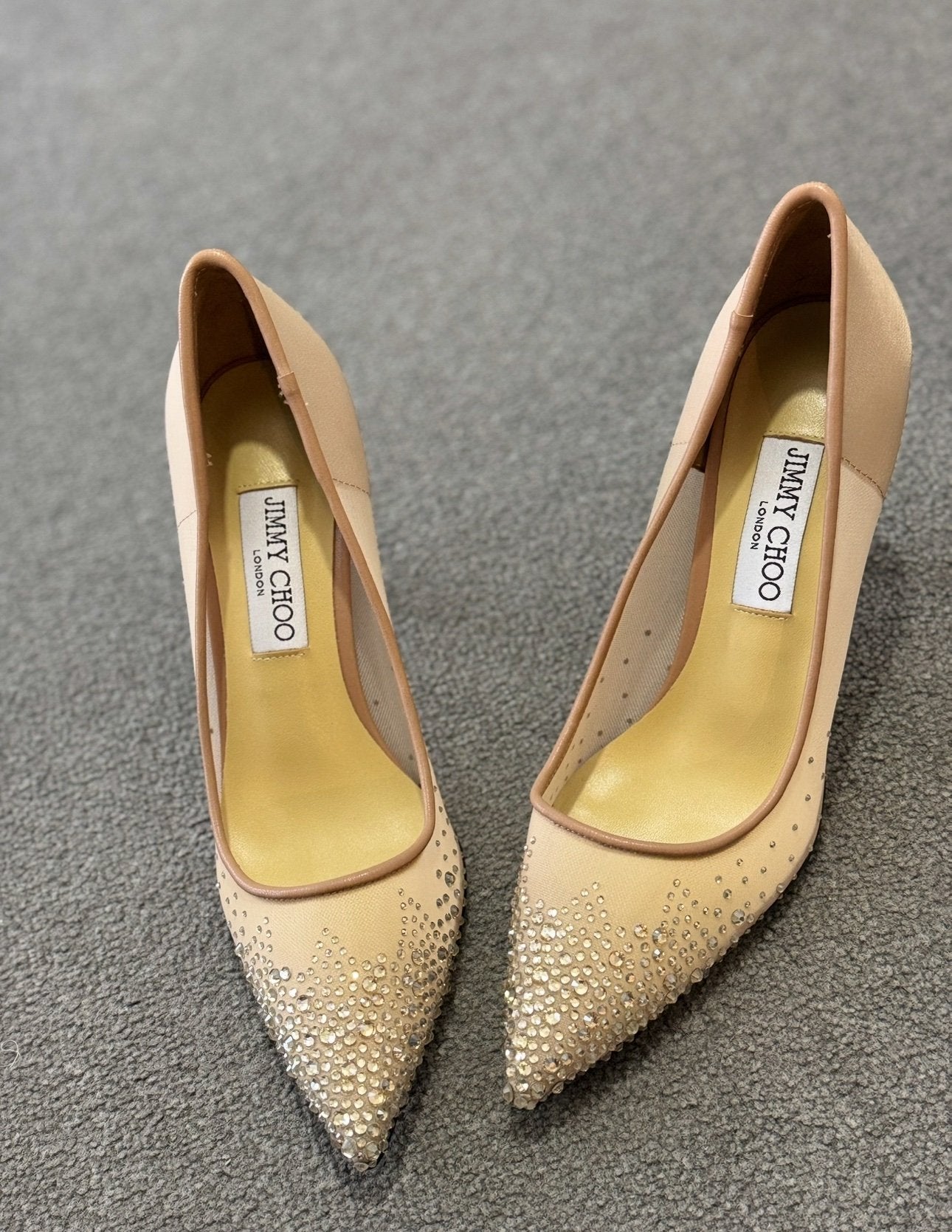 Jimmy Choo | Jimmy Choo heels | Size 4 | Back View | yiodesigner.co.uk