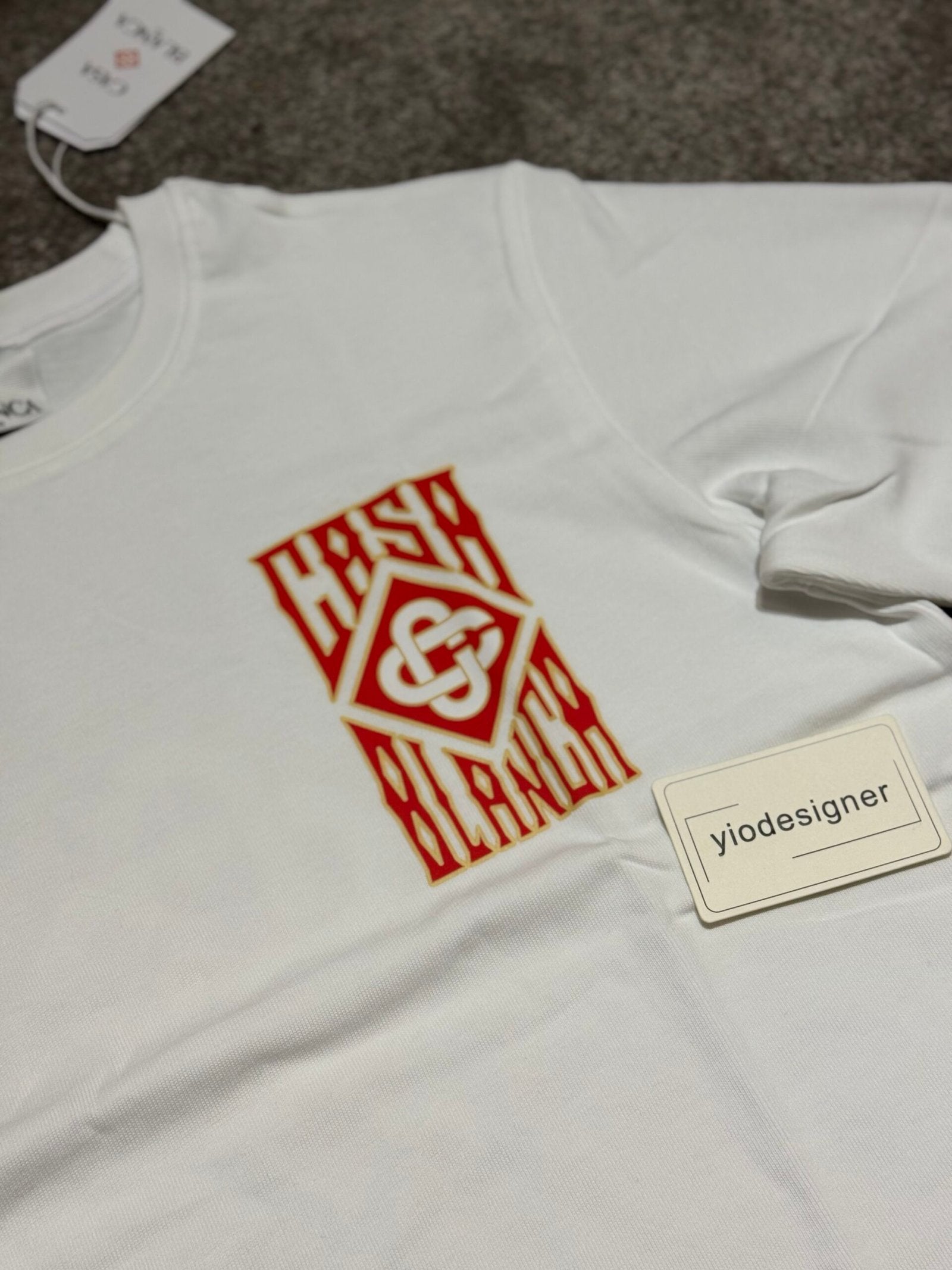Casablanca | Casablanca T-shirt | Label View | yiodesigner.co.uk