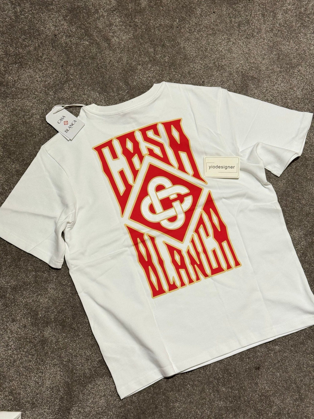 Casablanca | Casablanca T-shirt | Close-Up | yiodesigner.co.uk