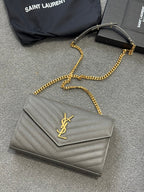 Saint Laurent | Ysl bag grey | Back View | yiodesigner.co.uk