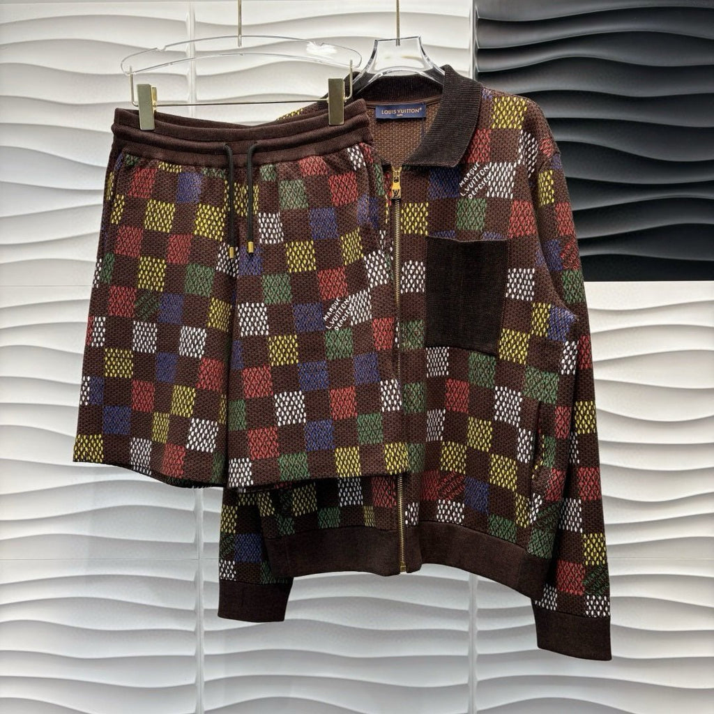 Louis Vuitton | Lv set (shirt and short) | Size S | Front View | yiodesigner.co.uk
