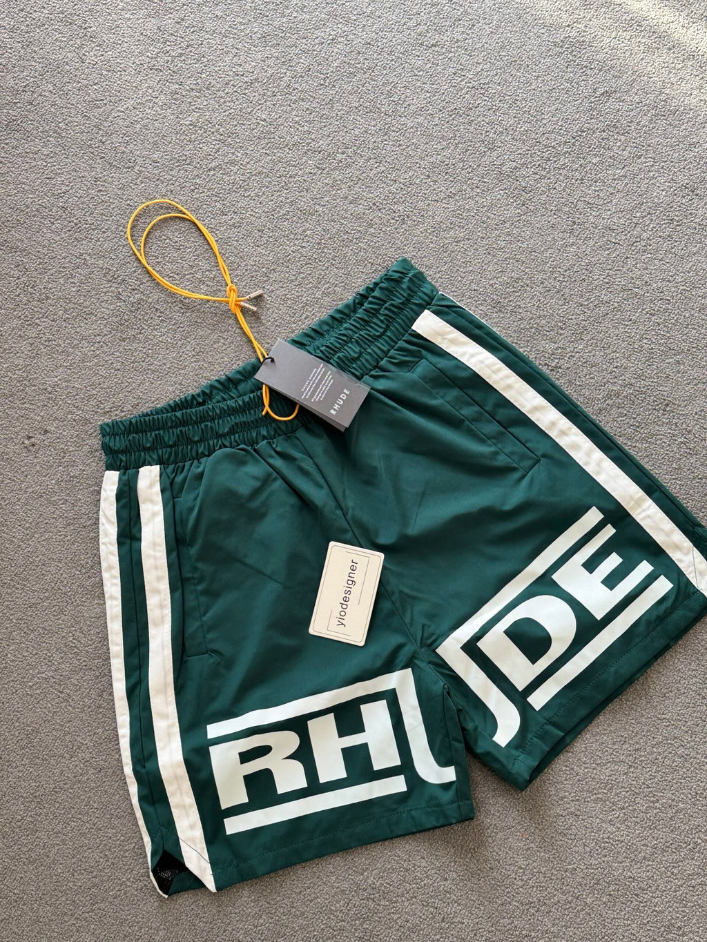 Rhude | Rhude short | Detail Shot | yiodesigner.co.uk