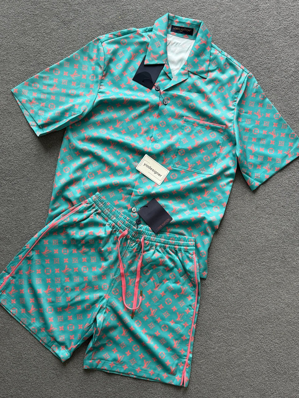 Louis Vuitton | Lv set (shirt and shirt) | Size S | Front View | yiodesigner.co.uk