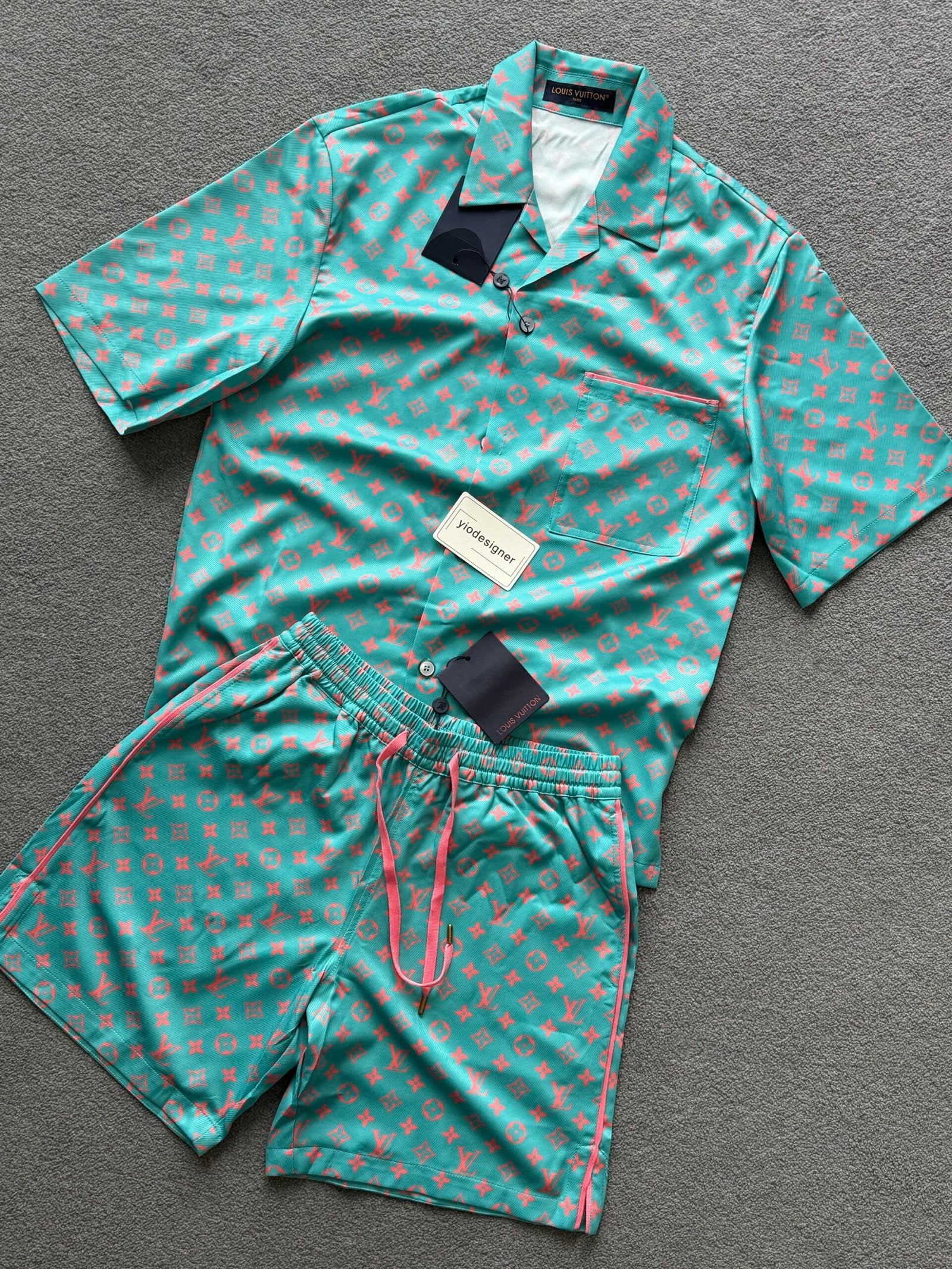 Louis Vuitton | Lv set (shirt and shirt) | Size S | Front View | yiodesigner.co.uk