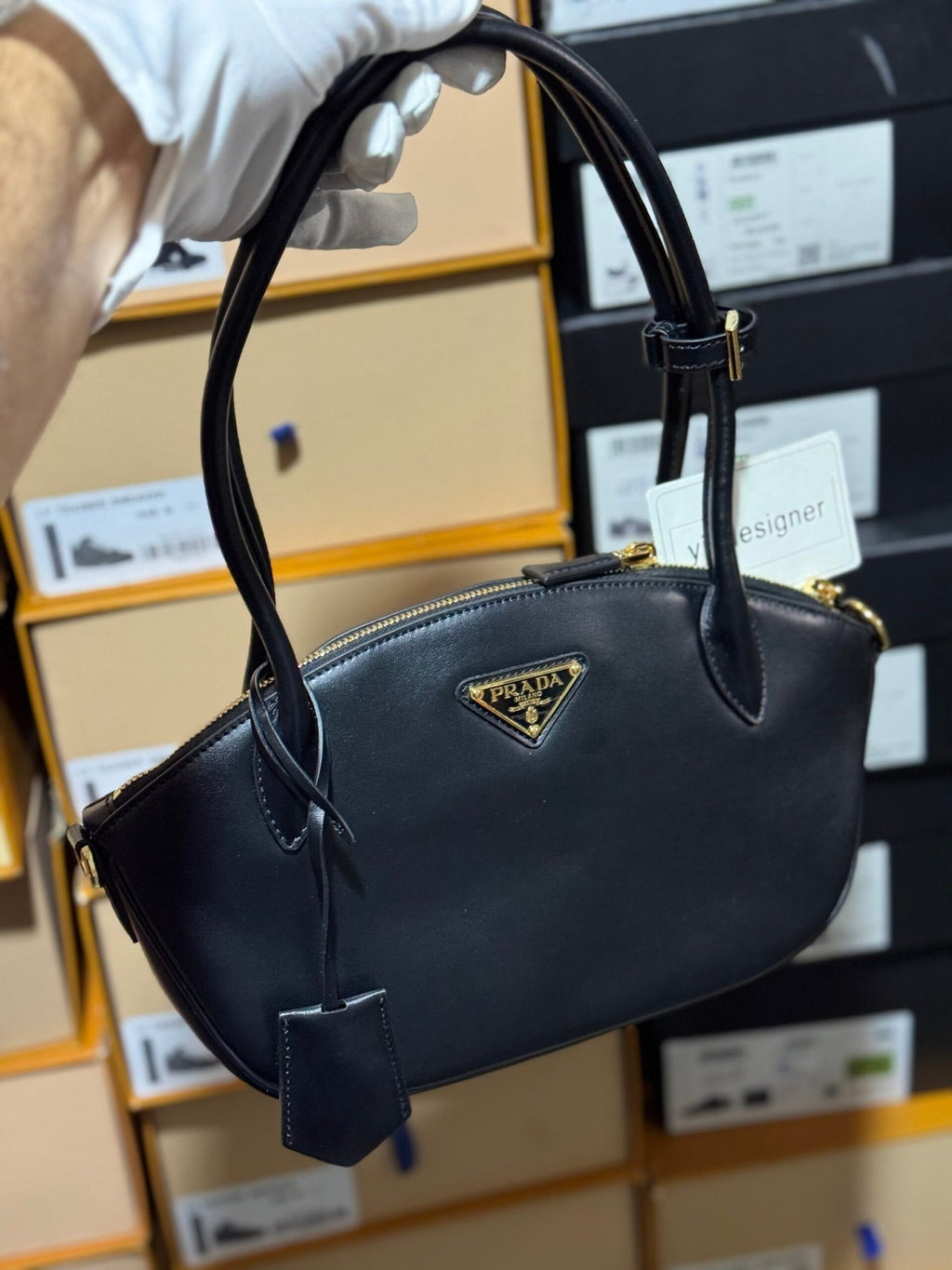 Prada | Prada woman bag | Side View | yiodesigner.co.uk
