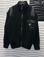 Prada | Prada zip up cardigan | Size L | Front View | yiodesigner.co.uk