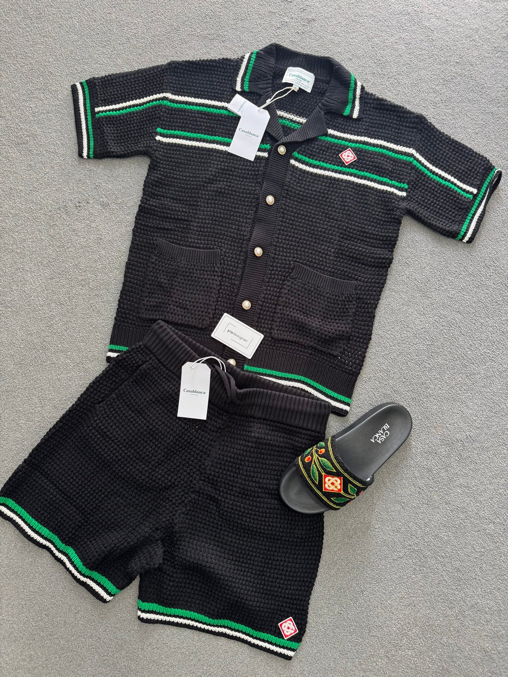 Casablanca | Casablanca set (shirt and short) | Size XL | yiodesigner.co.uk