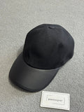 Hermes | Hermes cap all black | Front View | yiodesigner.co.uk