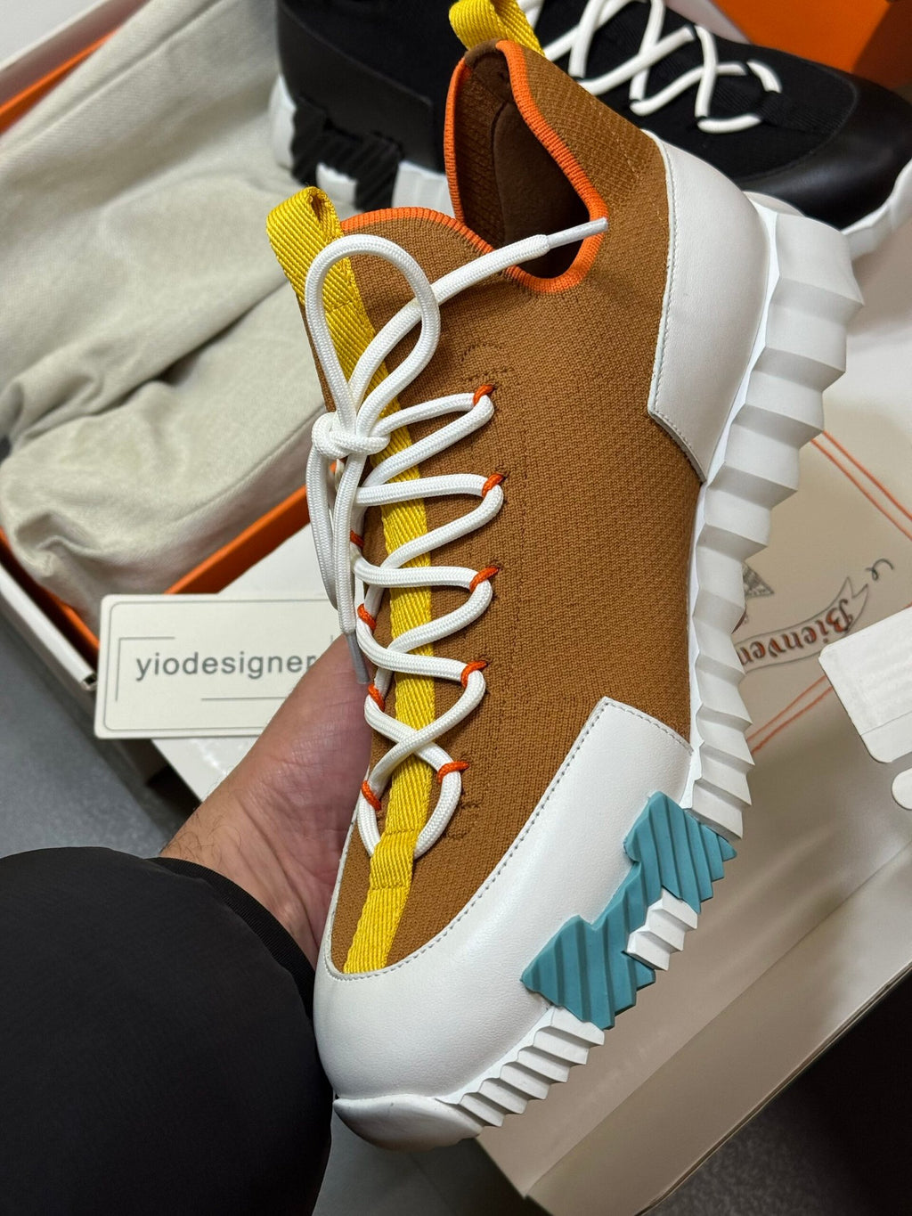 Hermes | Hermes sneaker | Side View | yiodesigner.co.uk