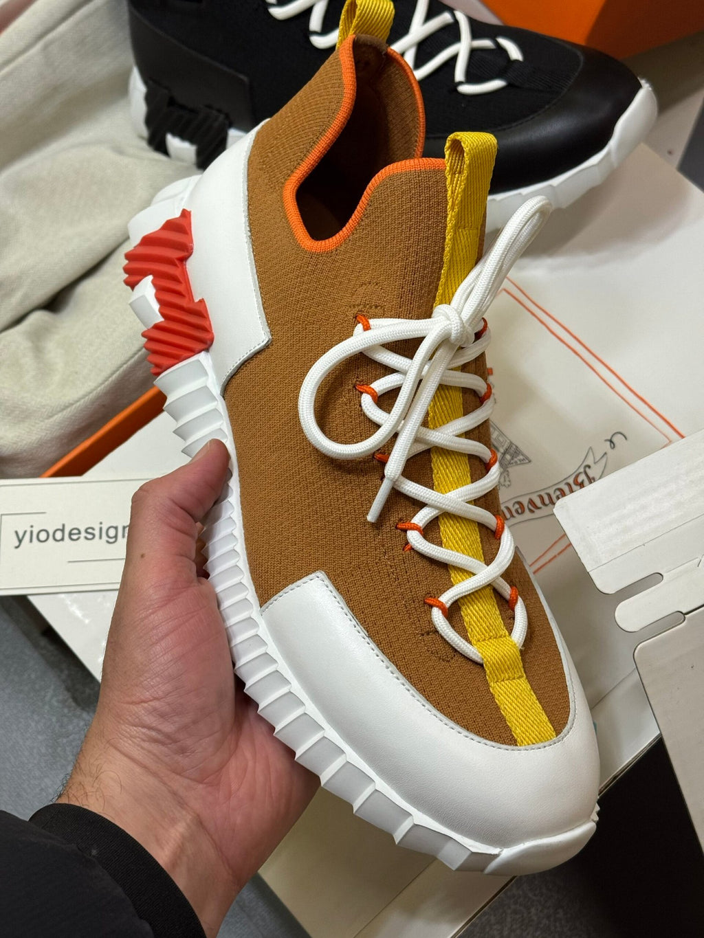 Hermes | Hermes sneaker | Back View | yiodesigner.co.uk