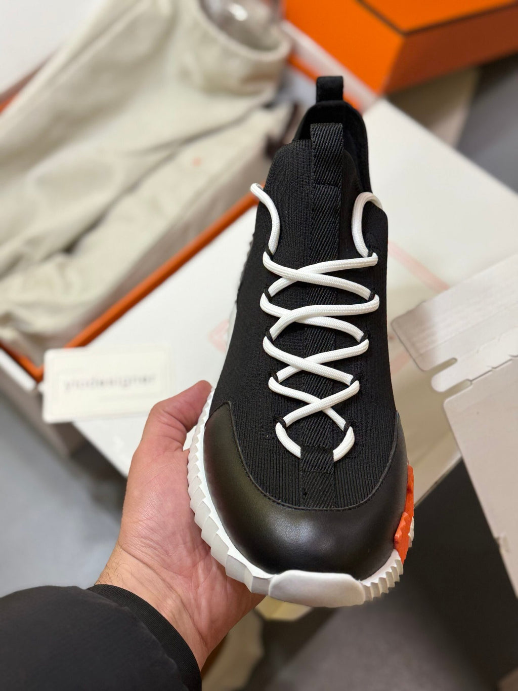 Hermes | Hermes sneaker | Back View | yiodesigner.co.uk