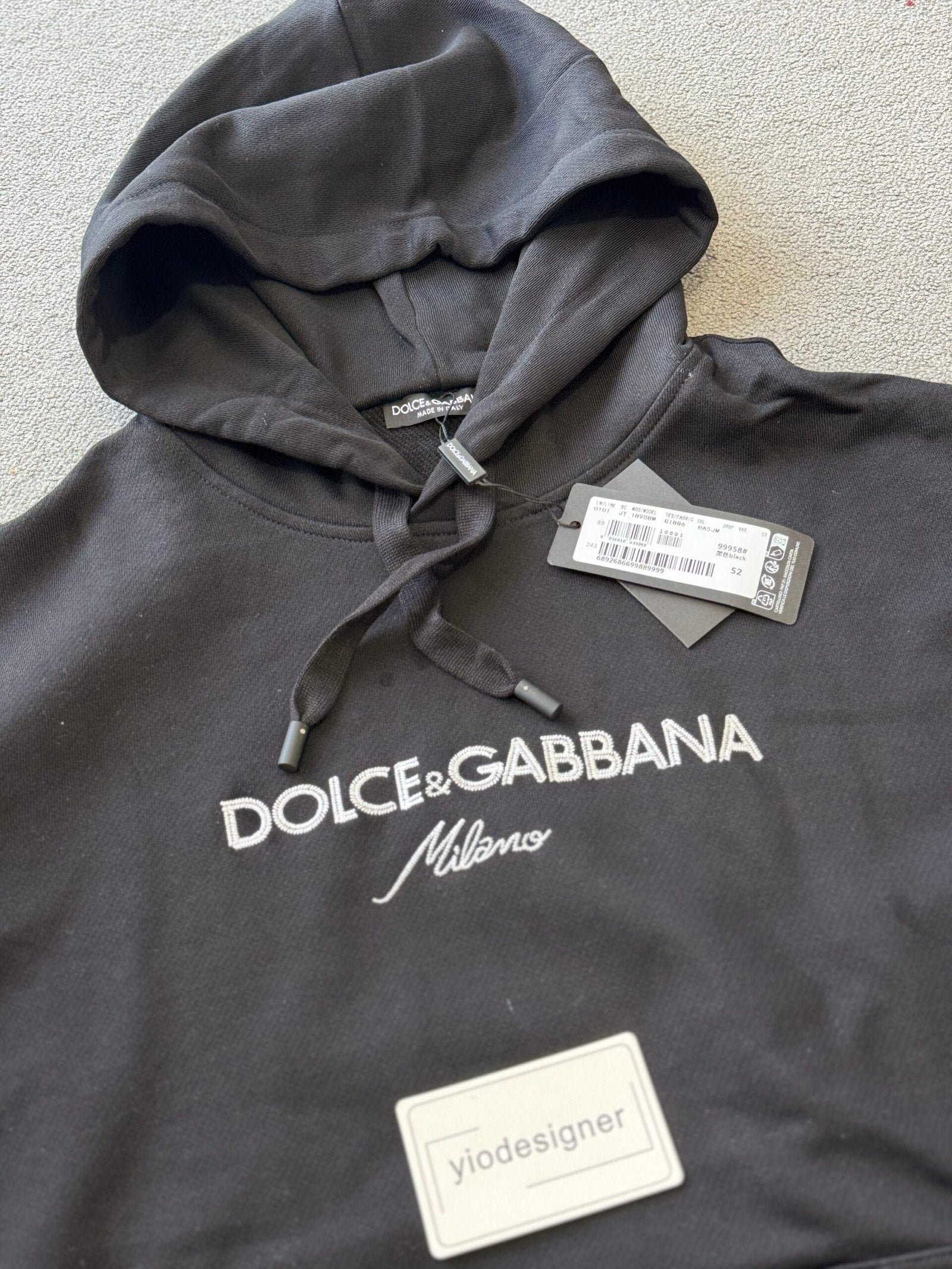 Dolce & Gabbana | D&amp;G Hoody | Back View | yiodesigner.co.uk