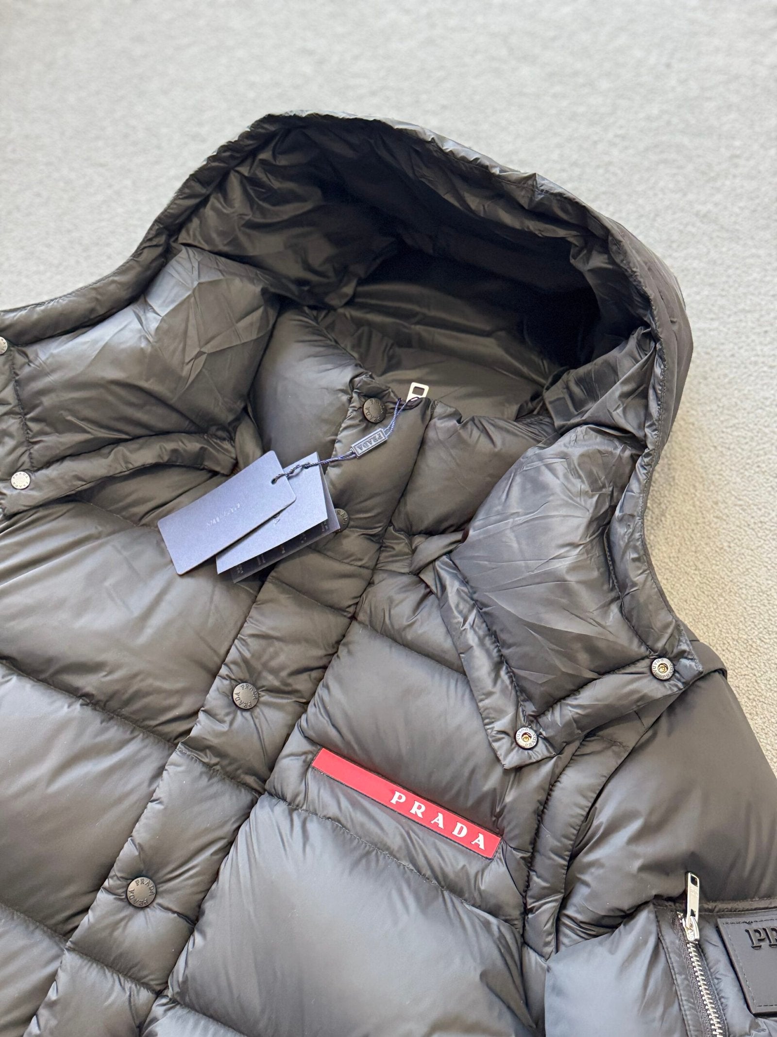 Prada | Prada puffer jacket | Label View | yiodesigner.co.uk