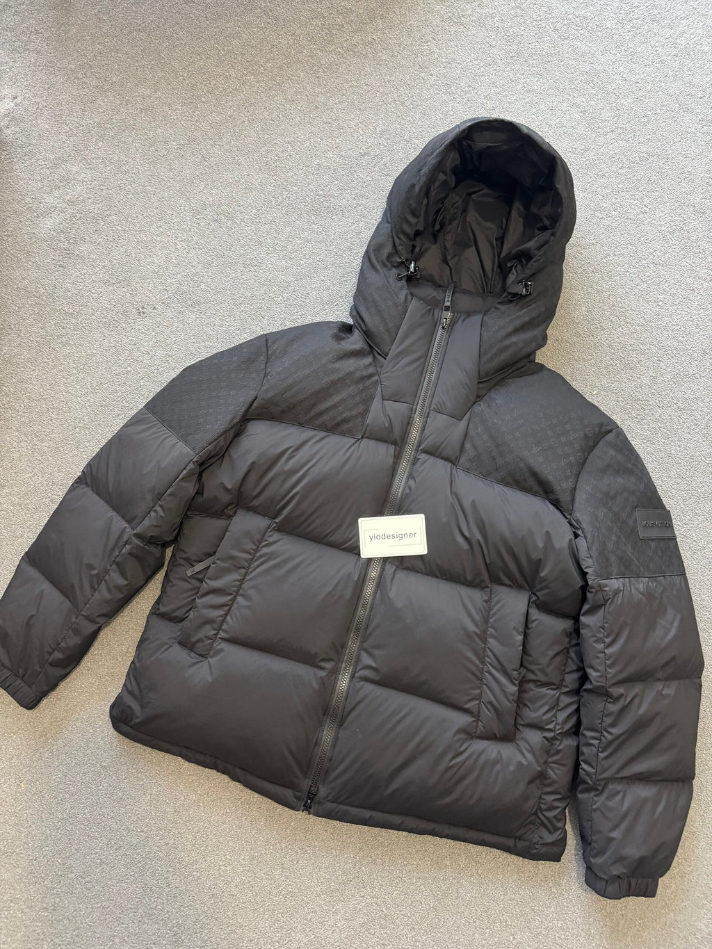 Louis Vuitton | Lv  jacket | Black | Size L | Back View | yiodesigner.co.uk