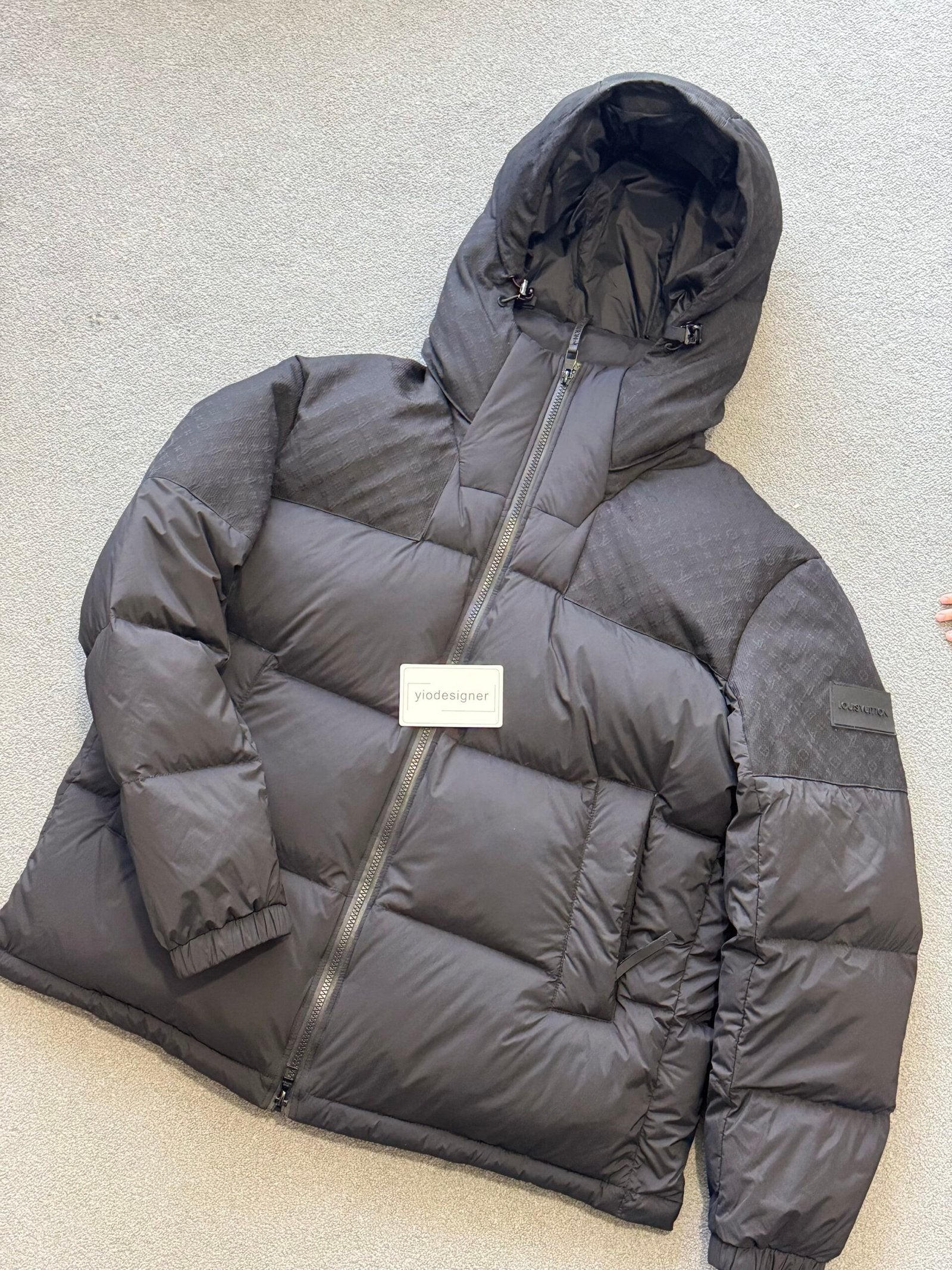 Louis Vuitton | Lv  jacket | Black | Detail Shot | yiodesigner.co.uk