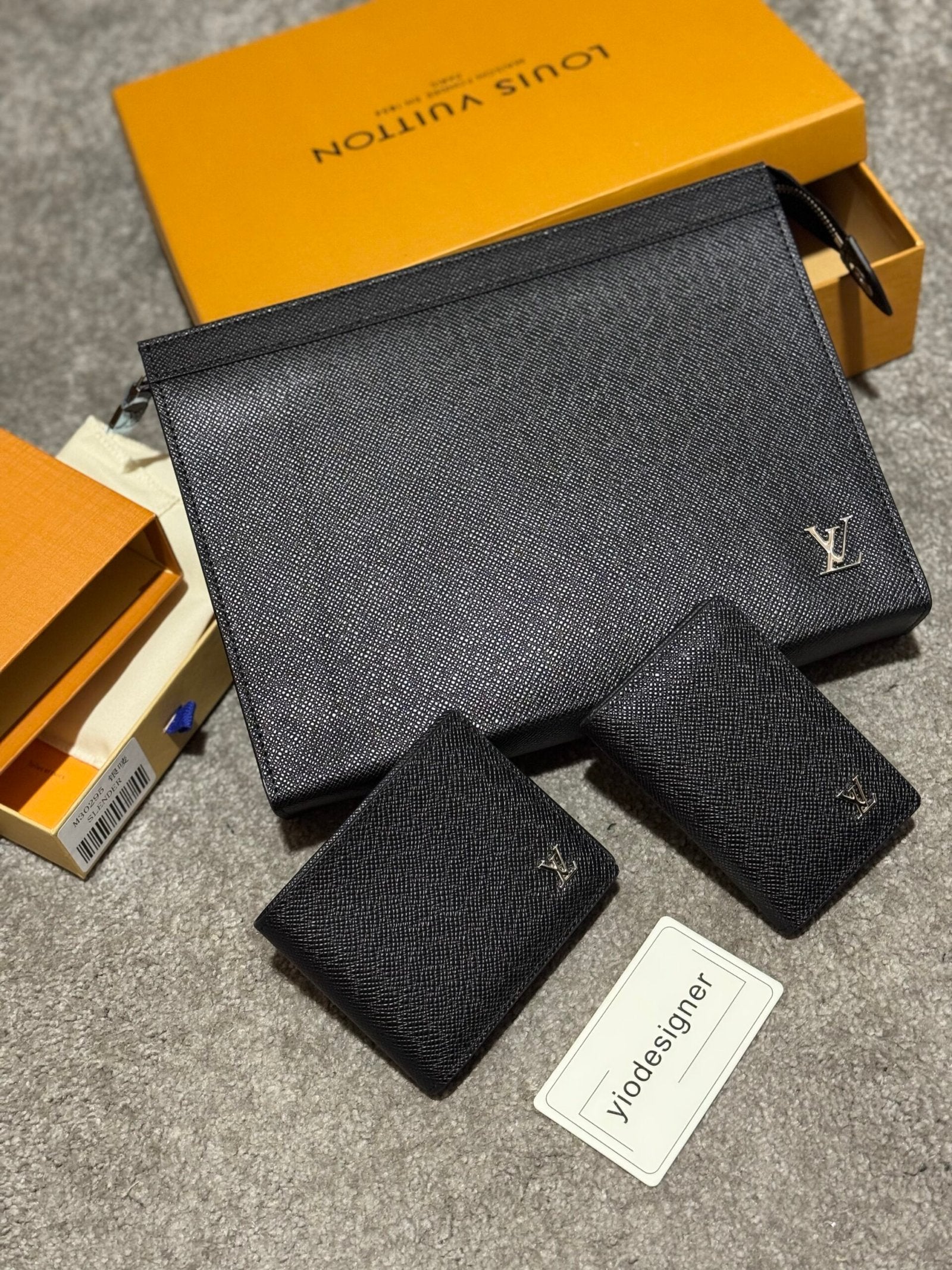 Louis Vuitton | Lv clutch bag | Back View | yiodesigner.co.uk