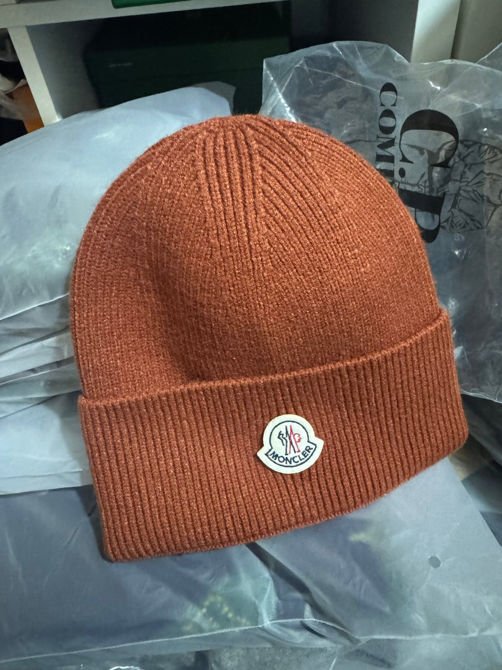Moncler | Moncler hat | Front View | yiodesigner.co.uk