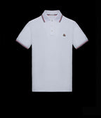 Moncler | moncler polo white | Size XXL | Close-Up | yiodesigner.co.uk